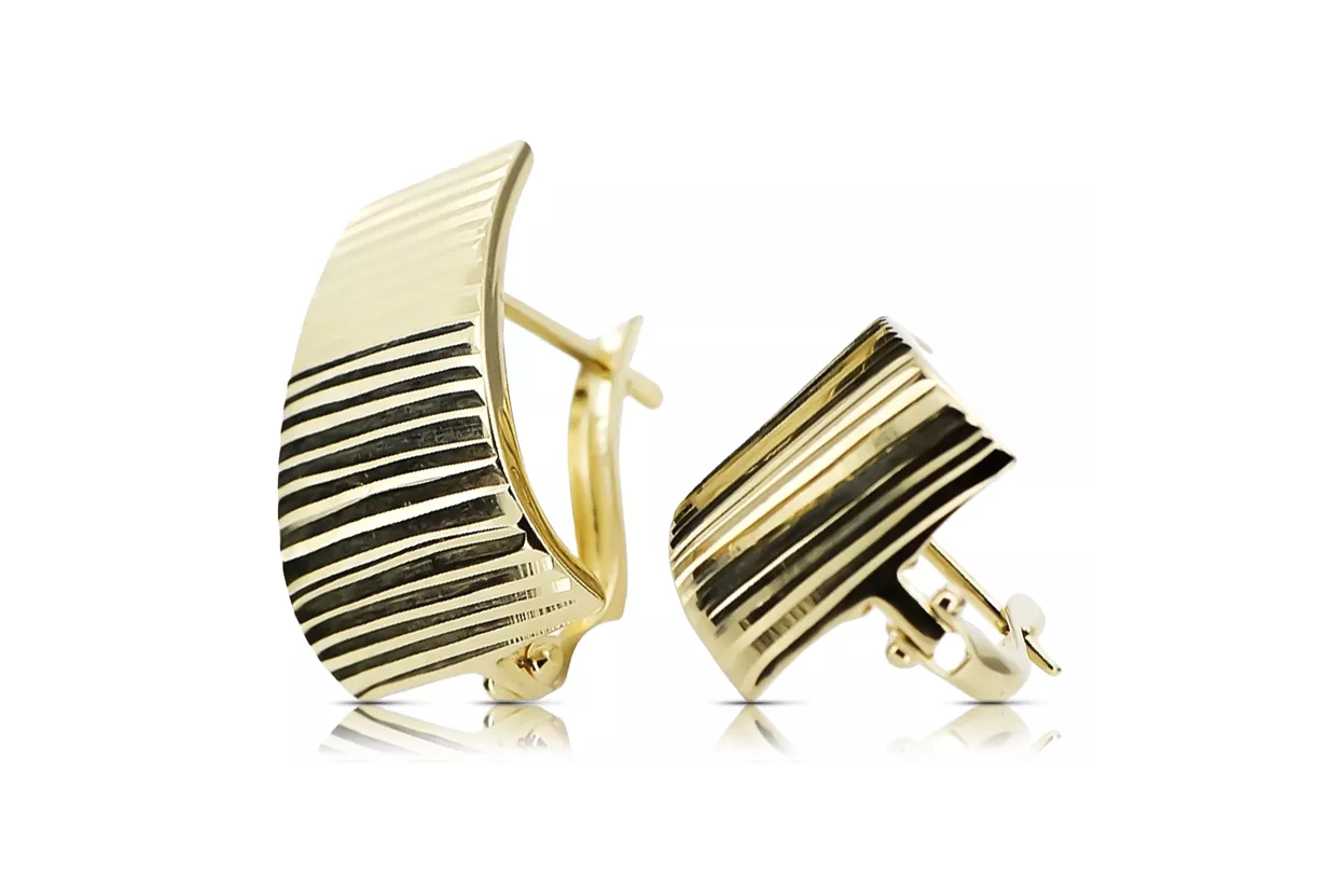 Gold earrings ★ zlotychlopak.pl ★ Gold sample 585 333 Low price!