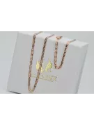 Rosu rosu roz 14k Gold Chain 585 cc066r