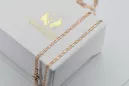 Rosu rosu roz 14k Gold Chain 585 cc066r