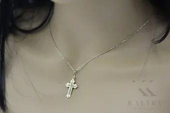 Cruce ortodoxă de aur russiangold.com ★ Aur 585 333 Preţ scăzut