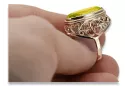 Anillo ruso soviético rosa 14k 585 oro Alejandrita Rubí Esmeralda Zafiro Zircon vrc014