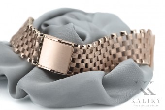 Rosa vintage rosa 14k 585 reloj pulsera hombre mbw020r