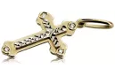 Gold Orthodoxe Kreuz ★ russiangold.com ★ Gold 585 333 Niedriger Preis