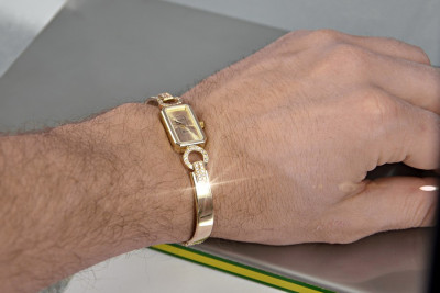 Russian Soviet rose gold lady watch cw046