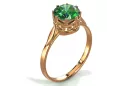 Russian Soviet rose 14k 585 gold Alexandrite Ruby Emerald Sapphire Zircon ring  vrc189