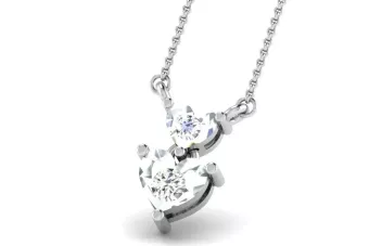 Amarillo blanco rosa oro plata hermoso corazón colgante cgcpc039