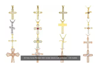 Rose pink yellow white 14k gold Catholic cross cgctc001