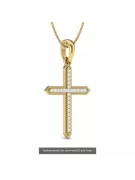 Gold katholisches Kreuz ★ russiangold.com ★ Gold 585 333 Niedriger Preis