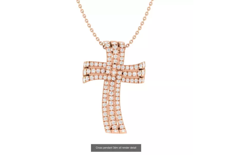 Gold Catholic Cross ★ russiangold.com ★ Gold 585 333 Low price