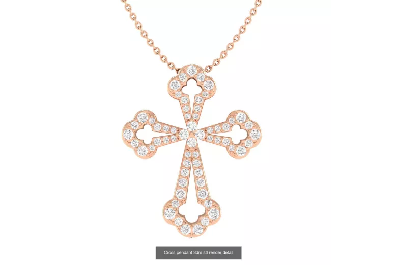 Gold Catholic Cross ★ russiangold.com ★ Gold 585 333 Low price