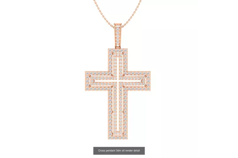 Gold Catholic Cross ★ russiangold.com ★ Gold 585 333 Low price