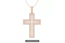 Cruz Católica de Oro ★ russiangold.com ★ Oro 585 333 Precio bajo