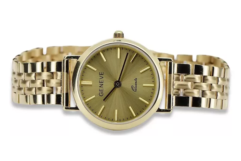 Montre hommes d'or Geneve ★ https://zlotychlopak.pl/fr/ ★ Pureté d'or 585 333 Low Price!