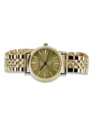 Gold men's watch Geneve ★ zlotychlopak.pl ★ Gold purity 585 333 Low Price!