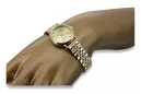 Gold men's watch Geneve ★ zlotychlopak.pl ★ Gold purity 585 333 Low Price!