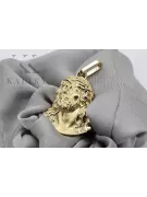 Jezus medallion ікона підвіска ★ Zlotychlopak.pl ★ Gold 585 333 Низька ціна