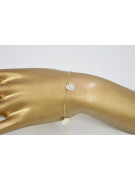 Pulsera ★ de oro rosa amarillo russiangold.com ★ Oro 585 333 Precio bajo