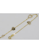 Yellow rose gold bracelet ★ russiangold.com ★ Gold 585 333 Low price