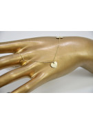 Yellow rose gold bracelet ★ russiangold.com ★ Gold 585 333 Low price