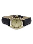 Gold men's watch Geneve ★ zlotychlopak.pl ★ Gold purity 585 333 Low Price!