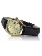 Gold men's watch Geneve ★ zlotychlopak.pl ★ Gold purity 585 333 Low Price!