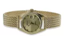 Gold men's watch Geneve ★ zlotychlopak.pl ★ Gold purity 585 333 Low Price!