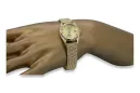 Gold men's watch Geneve ★ zlotychlopak.pl ★ Gold purity 585 333 Low Price!