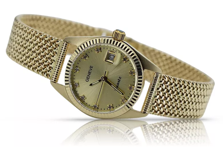 Gold men's watch Geneve ★ https://zlotychlopak.pl/ru/ ★ Золотая чистота 585 333 Низкая Цена!