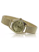 Gold men's watch Geneve ★ zlotychlopak.pl ★ Gold purity 585 333 Low Price!