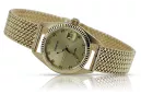 Gold men's watch Geneve ★ zlotychlopak.pl ★ Gold purity 585 333 Low Price!