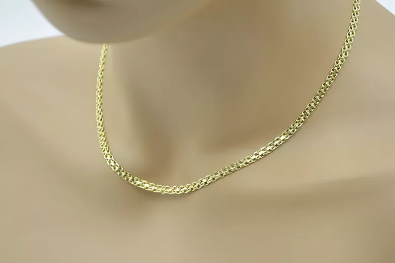 Yellow rose gold chain ★ russiangold.com ★ Gold 585 333 Low price