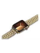 Jaune 14k or homme Apple bracelet montre mbw012apple