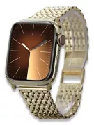 Jaune 14k or homme Apple bracelet montre mbw013yapple