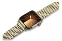 Jaune 14k or homme Apple bracelet montre mbw013yapple