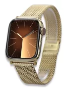 Jaune 14k or homme Apple bracelet montre mbw014apple