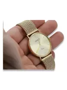 Gold men's watch Geneve ★ zlotychlopak.pl ★ Gold purity 585 333 Low Price!