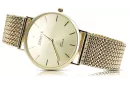 Gold men's watch Geneve ★ zlotychlopak.pl ★ Gold purity 585 333 Low Price!