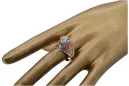 Russe rose soviétique 14k 585 or Alexandrite Ruby Emerald Sapphire Zircon ring vrc189