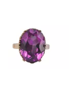 Russe rose soviétique 14k 585 or Alexandrite Ruby Emerald Sapphire Zircon ring vrc189