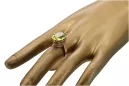 Anillo ruso soviético rosa 14k 585 oro Alejandrita Rubí Esmeralda Zafiro Zircon vrc189