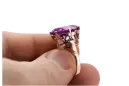 Russe soviétique rose 14k 585 or Alexandrite Rubis Émeraude Saphir Zircon bague vrc084