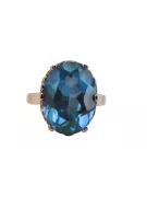 Russe soviétique rose 14k 585 or Alexandrite Rubis Émeraude Saphir Zircon bague vrc084