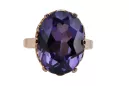 Russe soviétique rose 14k 585 or Alexandrite Rubis Émeraude Saphir Zircon bague vrc084