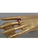 Russische sowjetische Rose 14k 585 Gold Alexandrit Rubin Smaragd Saphir Zirkon Ring vrc084