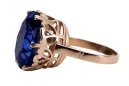 Russische sowjetische Rose 14k 585 Gold Alexandrit Rubin Smaragd Saphir Zirkon Ring vrc084