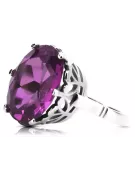 Ruso soviético rosa 14k 585 oro Alexandrite Ruby Esmeralda zafiro anillo Zircon vrc014