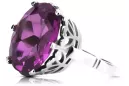 Russe rose soviétique 14k 585 or Alexandrite Ruby Emerald Sapphire Zircon ring vrc014