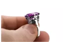 Russische Sowjetrose 14k 585 gold Alexandrite Ruby Emerald Saphir Zircon Ring vrc014