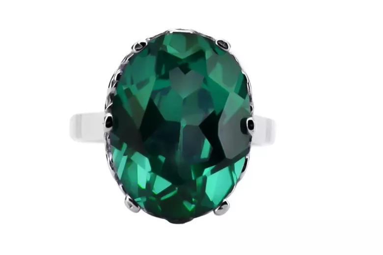 Rose soviétique russe 14k 585 or Alexandrite Ruby Emerald Sapphire Zircon ring vrc014