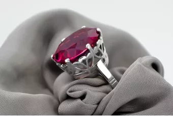 Russe rose soviétique 14k 585 or Alexandrite Ruby Emerald Sapphire Zircon ring vrc014